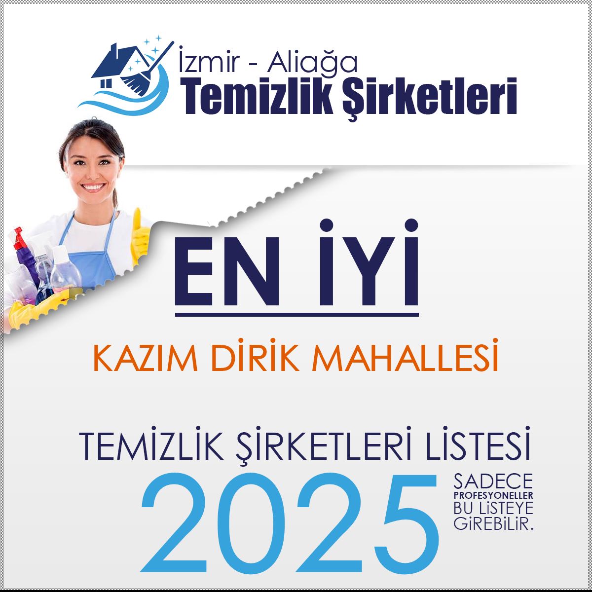 Aliağa Kazım Dirik Mahallesi Temizlik Şirketleri